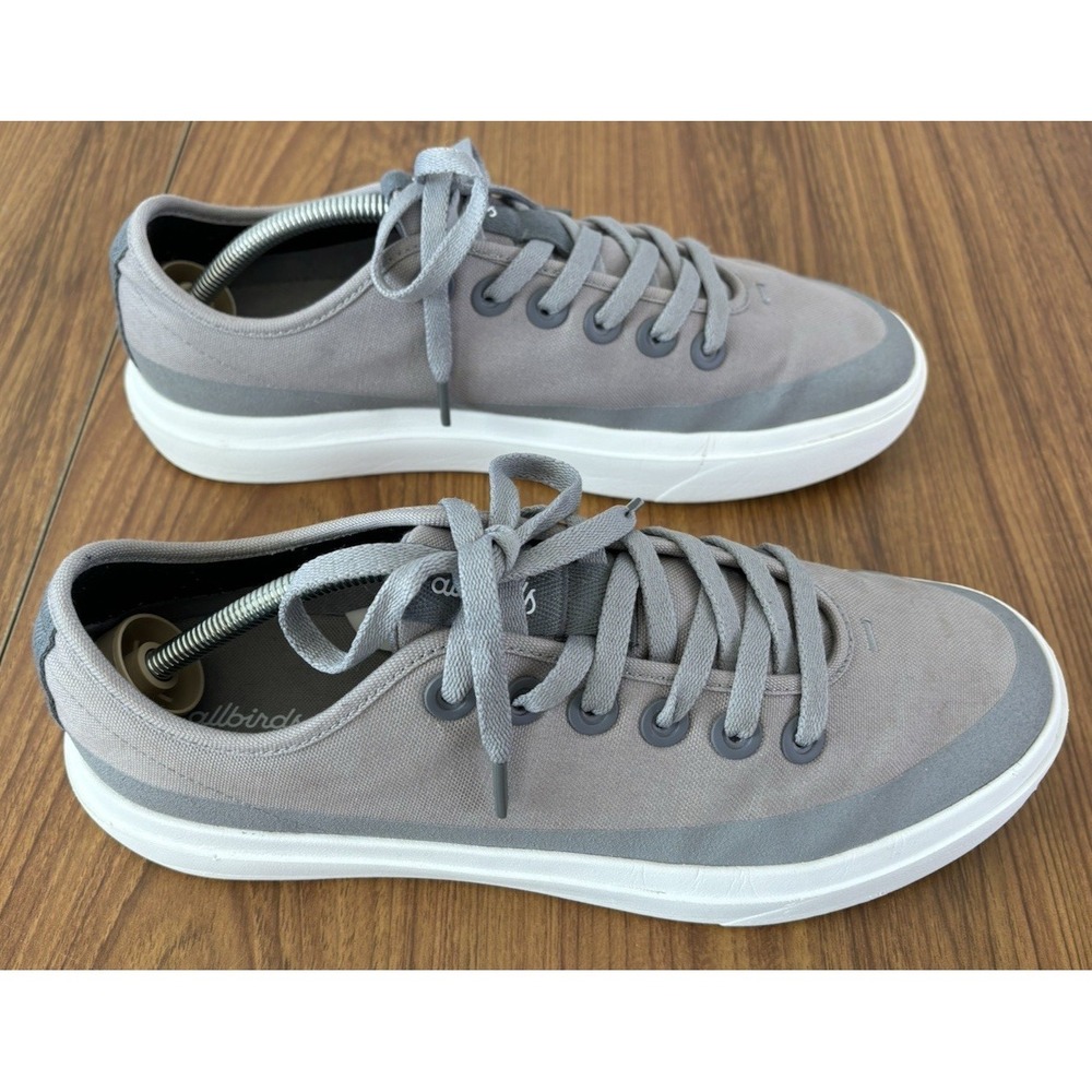 Allbirds CP2 Canvas Piper 2 Mens 10.5 Gray Casual Sneakers Shoes Lace Up Comfort - Picture 4 of 8